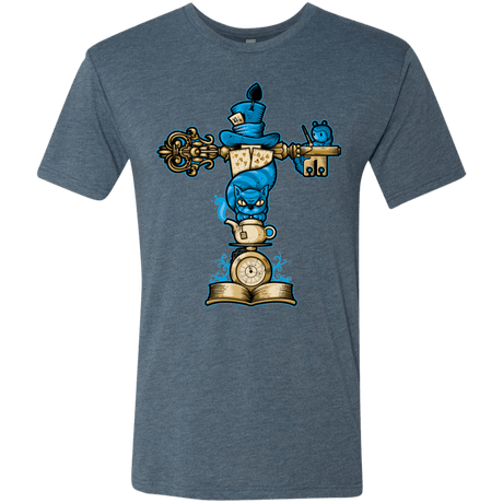 T-Shirts Indigo / Small Wonderland Totem Men's Triblend T-Shirt