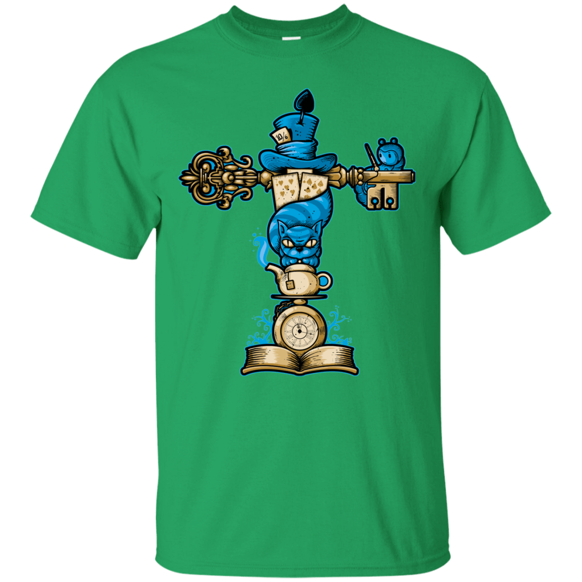 T-Shirts Irish Green / Small Wonderland Totem T-Shirt
