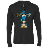 T-Shirts Vintage Black / X-Small Wonderland Totem Triblend Long Sleeve Hoodie Tee