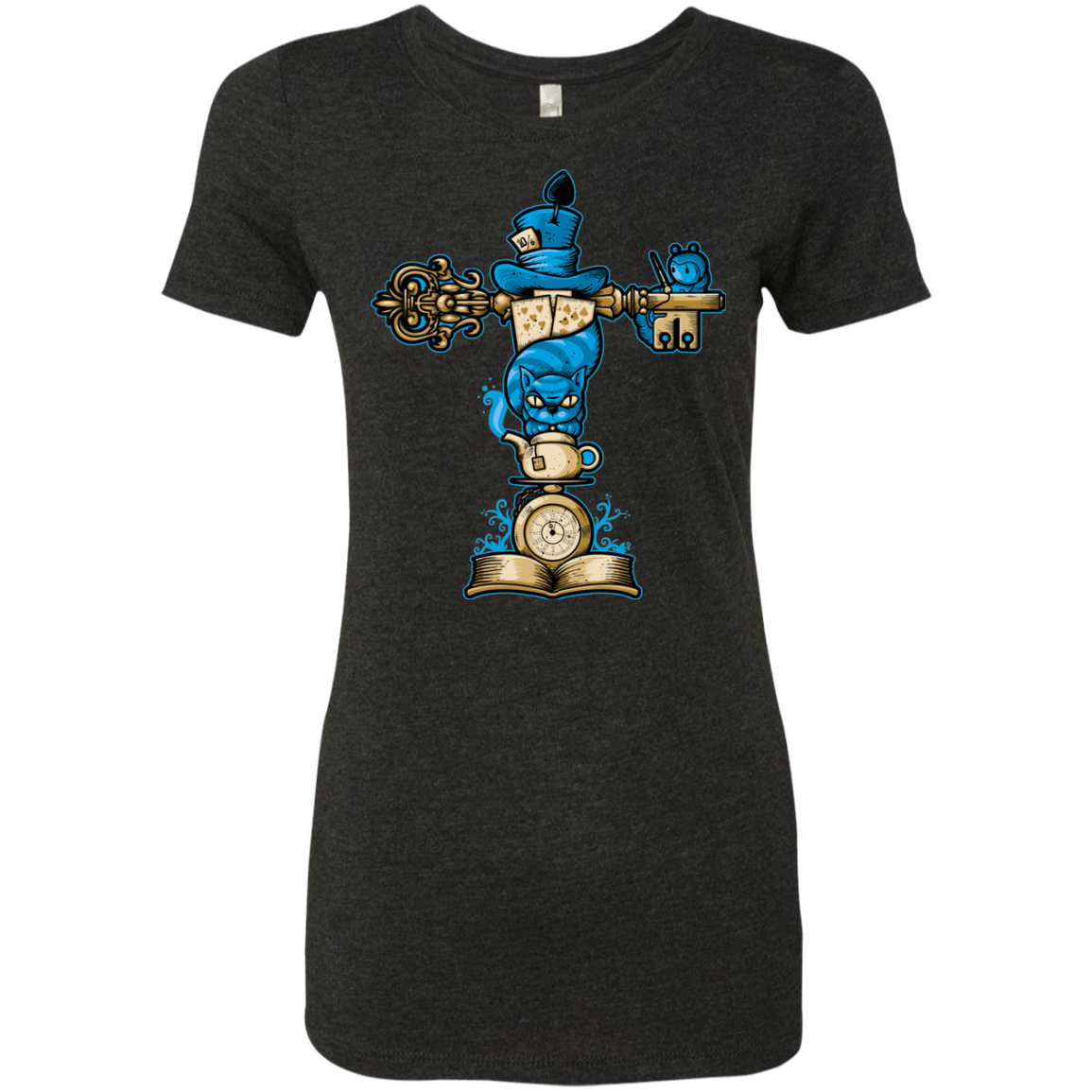 T-Shirts Vintage Black / Small Wonderland Totem Women's Triblend T-Shirt