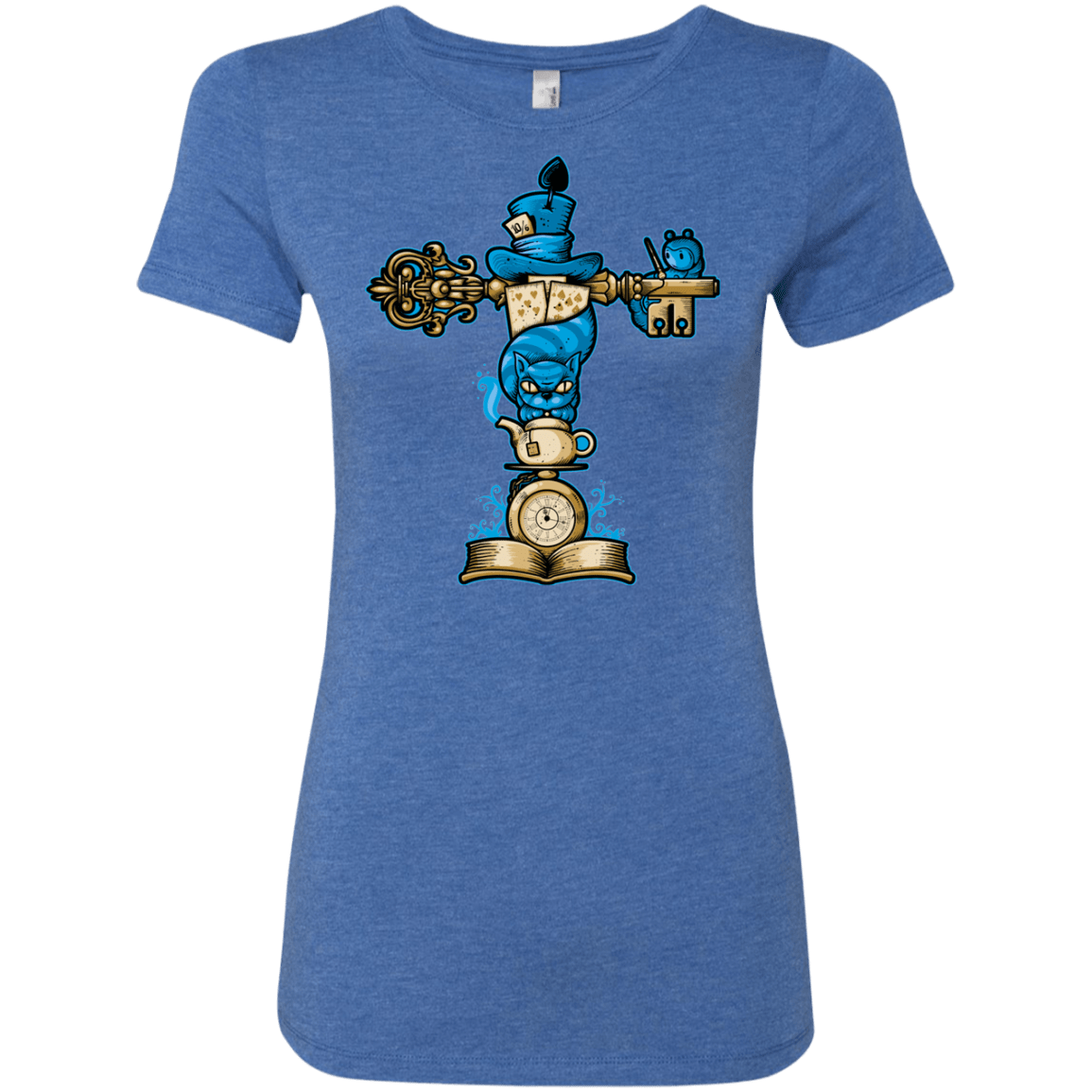 T-Shirts Vintage Royal / Small Wonderland Totem Women's Triblend T-Shirt