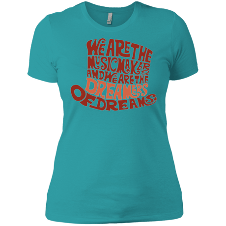 T-Shirts Tahiti Blue / X-Small Wonka Brown Women's Premium T-Shirt