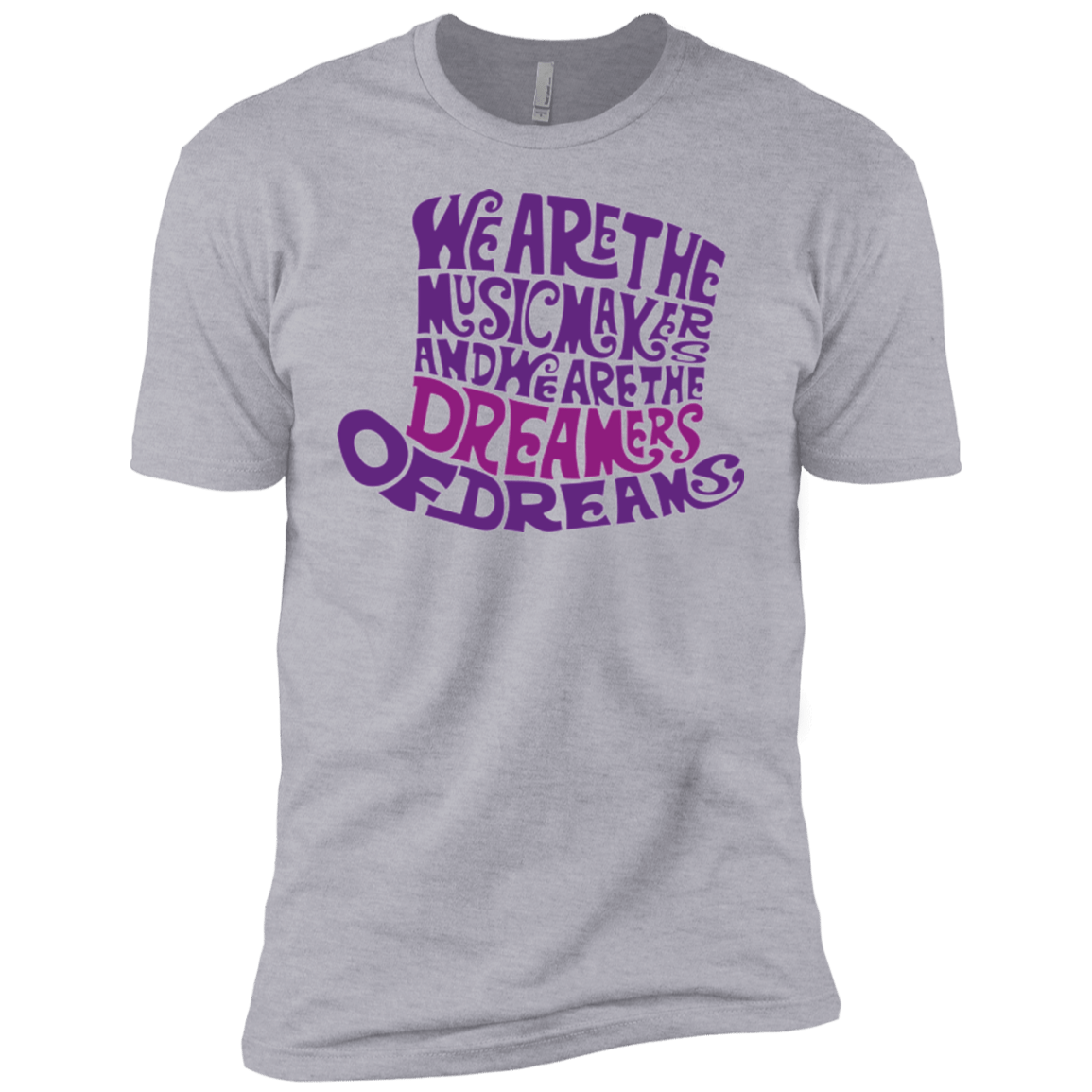 T-Shirts Heather Grey / YXS Wonka Purple Boys Premium T-Shirt
