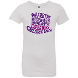 T-Shirts White / YXS Wonka Purple Girls Premium T-Shirt