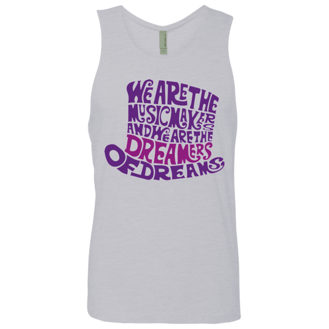 T-Shirts Heather Grey / Small Wonka Purple Men's Premium Tank Top