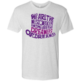 T-Shirts Heather White / Small Wonka Purple Men's Triblend T-Shirt