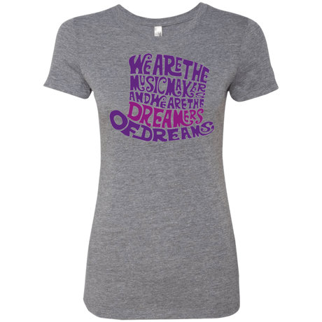 T-Shirts Premium Heather / Small Wonka Purple Women's Triblend T-Shirt