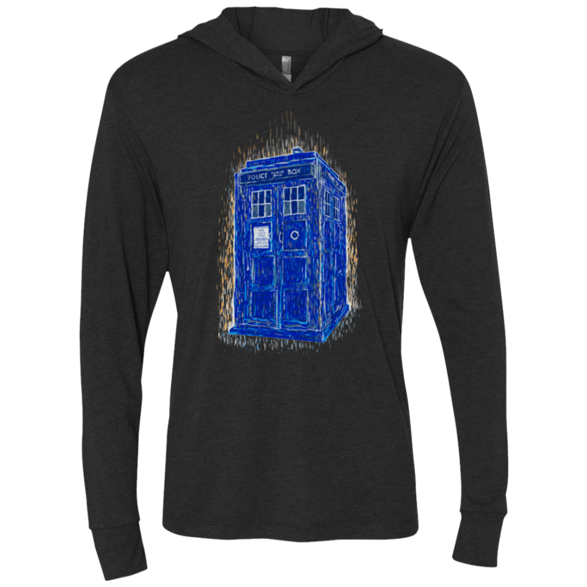 T-Shirts Vintage Black / X-Small Woodcutardis Triblend Long Sleeve Hoodie Tee