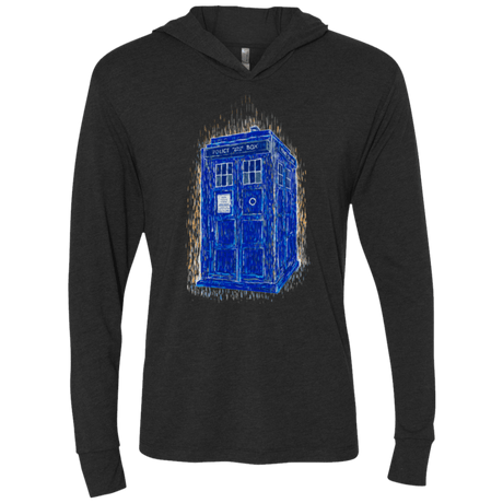 T-Shirts Vintage Black / X-Small Woodcutardis Triblend Long Sleeve Hoodie Tee