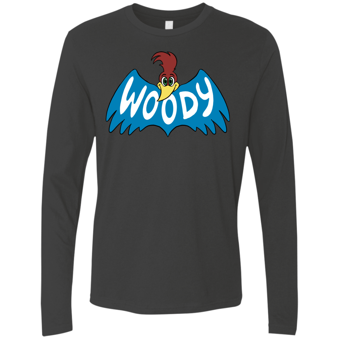 T-Shirts Heavy Metal / S Woodpecker Men's Premium Long Sleeve