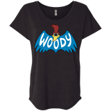 T-Shirts Vintage Black / X-Small Woodpecker Triblend Dolman Sleeve