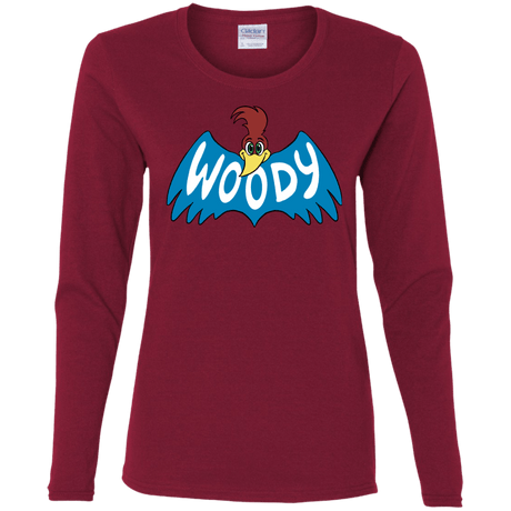 T-Shirts Cardinal / S Woodpecker Women's Long Sleeve T-Shirt