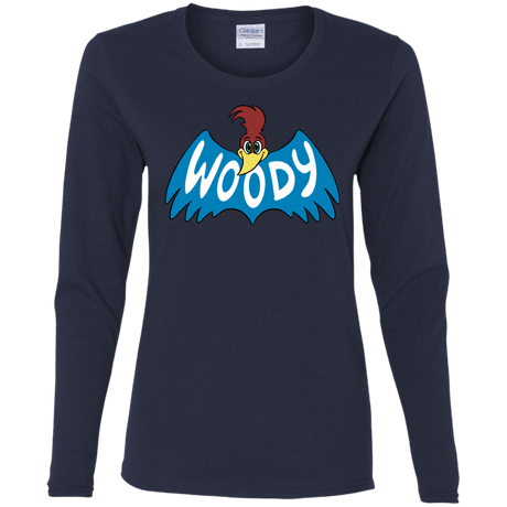 T-Shirts Navy / S Woodpecker Women's Long Sleeve T-Shirt