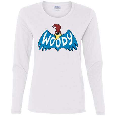 T-Shirts White / S Woodpecker Women's Long Sleeve T-Shirt