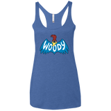 T-Shirts Vintage Royal / X-Small Woodpecker Women's Triblend Racerback Tank
