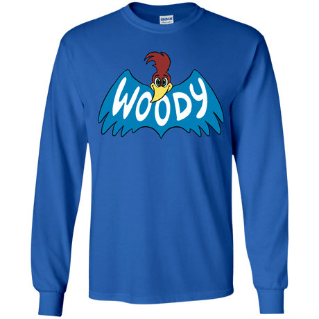 T-Shirts Royal / YS Woodpecker Youth Long Sleeve T-Shirt