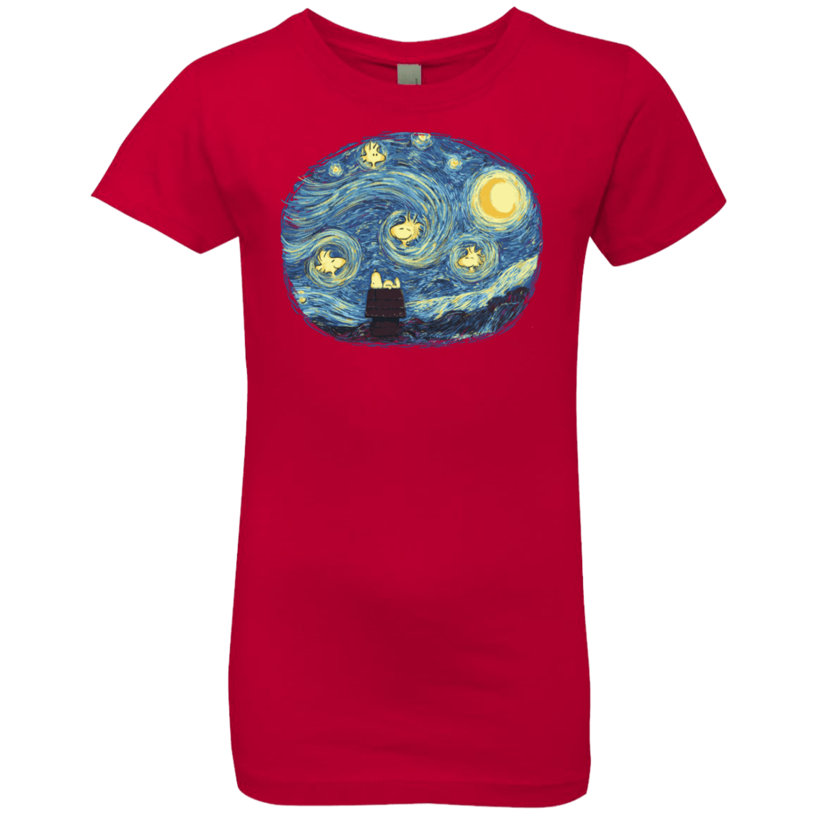 T-Shirts Red / YXS Woody Night Girls Premium T-Shirt