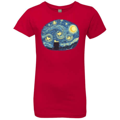 T-Shirts Red / YXS Woody Night Girls Premium T-Shirt