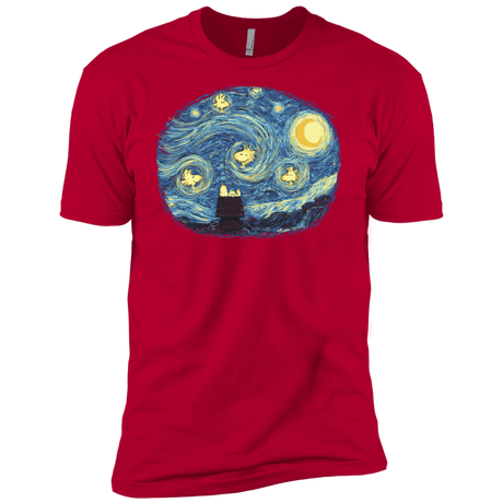 T-Shirts Red / X-Small Woody Night Men's Premium T-Shirt