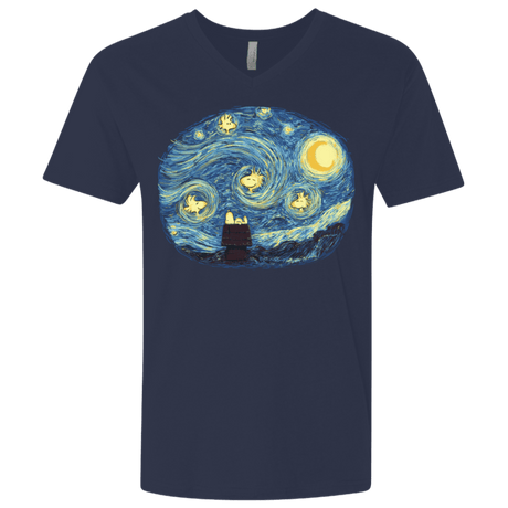 T-Shirts Midnight Navy / X-Small Woody Night Men's Premium V-Neck