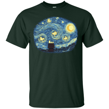 T-Shirts Forest / S Woody Night T-Shirt