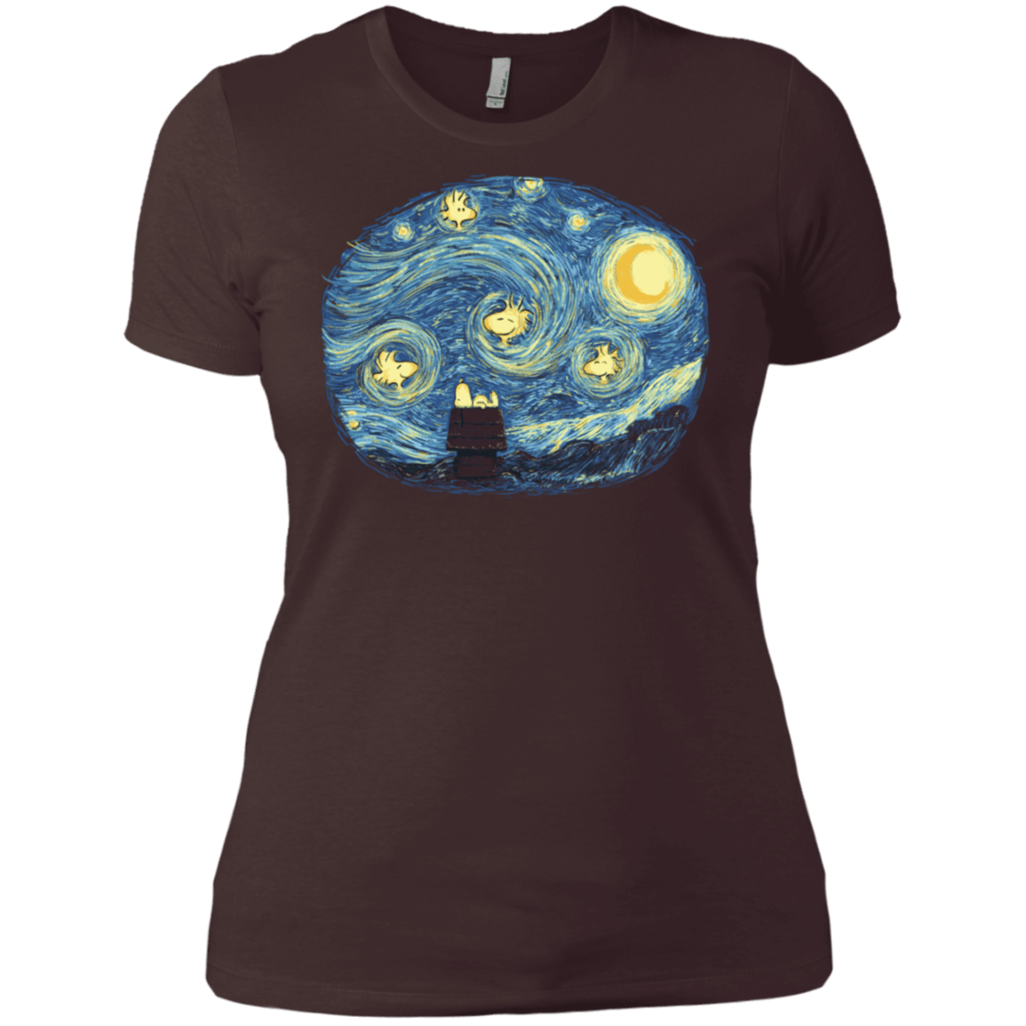 T-Shirts Dark Chocolate / X-Small Woody Night Women's Premium T-Shirt