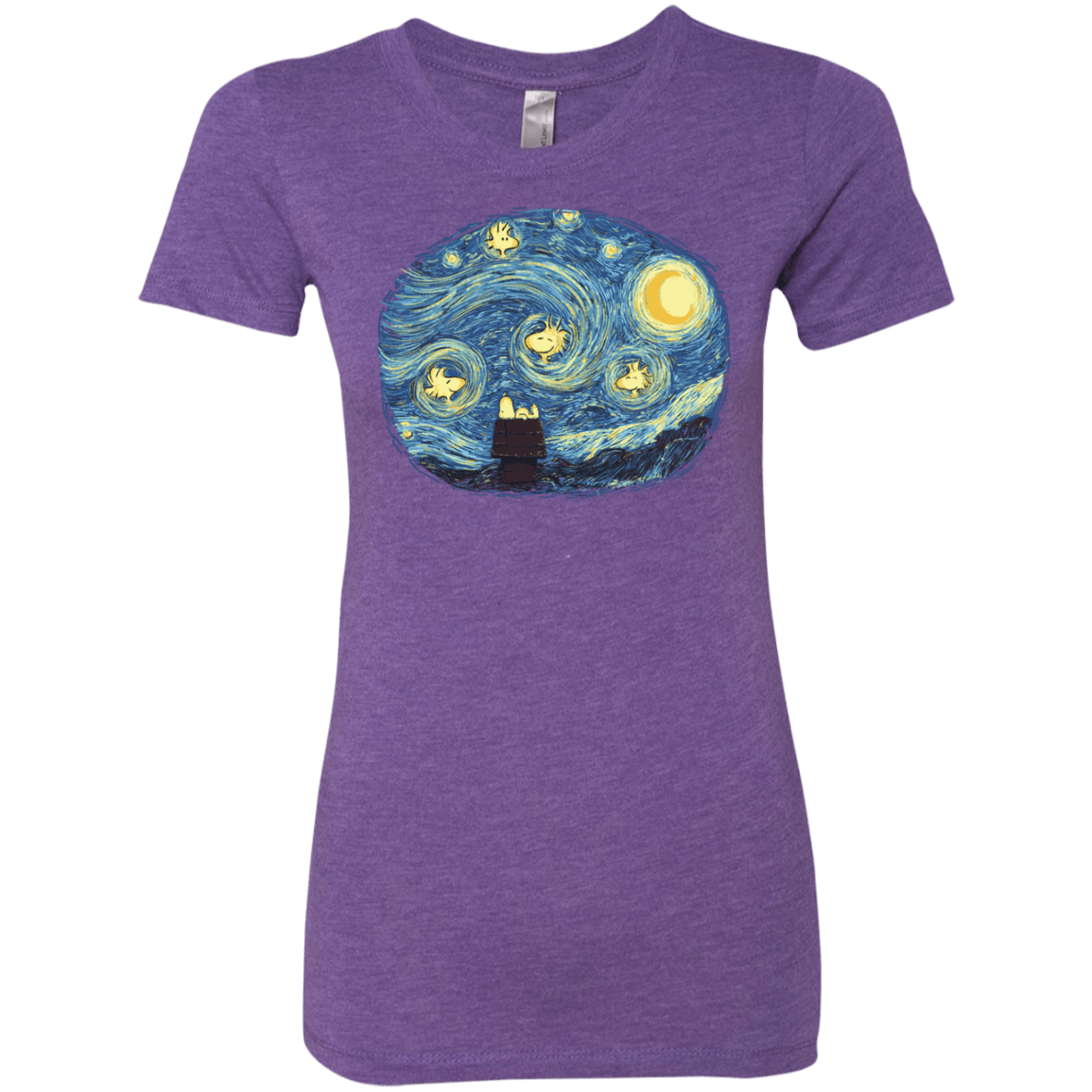 T-Shirts Purple Rush / S Woody Night Women's Triblend T-Shirt