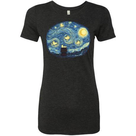 T-Shirts Vintage Black / S Woody Night Women's Triblend T-Shirt