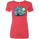 T-Shirts Vintage Red / S Woody Night Women's Triblend T-Shirt