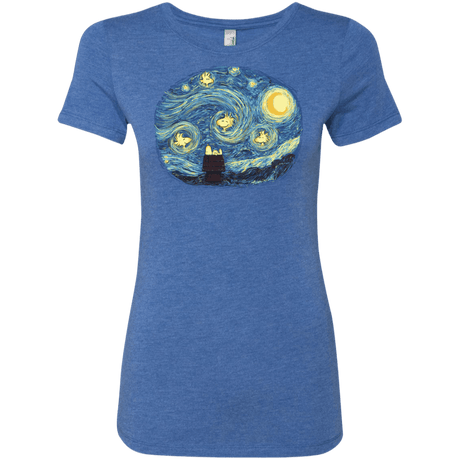 T-Shirts Vintage Royal / S Woody Night Women's Triblend T-Shirt