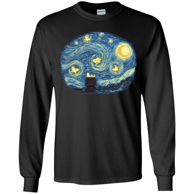 T-Shirts Black / YS Woody Night Youth Long Sleeve T-Shirt