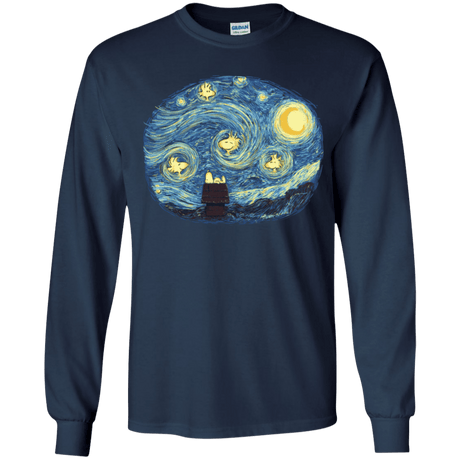 T-Shirts Navy / YS Woody Night Youth Long Sleeve T-Shirt