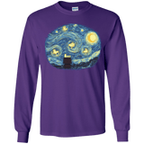 T-Shirts Purple / YS Woody Night Youth Long Sleeve T-Shirt