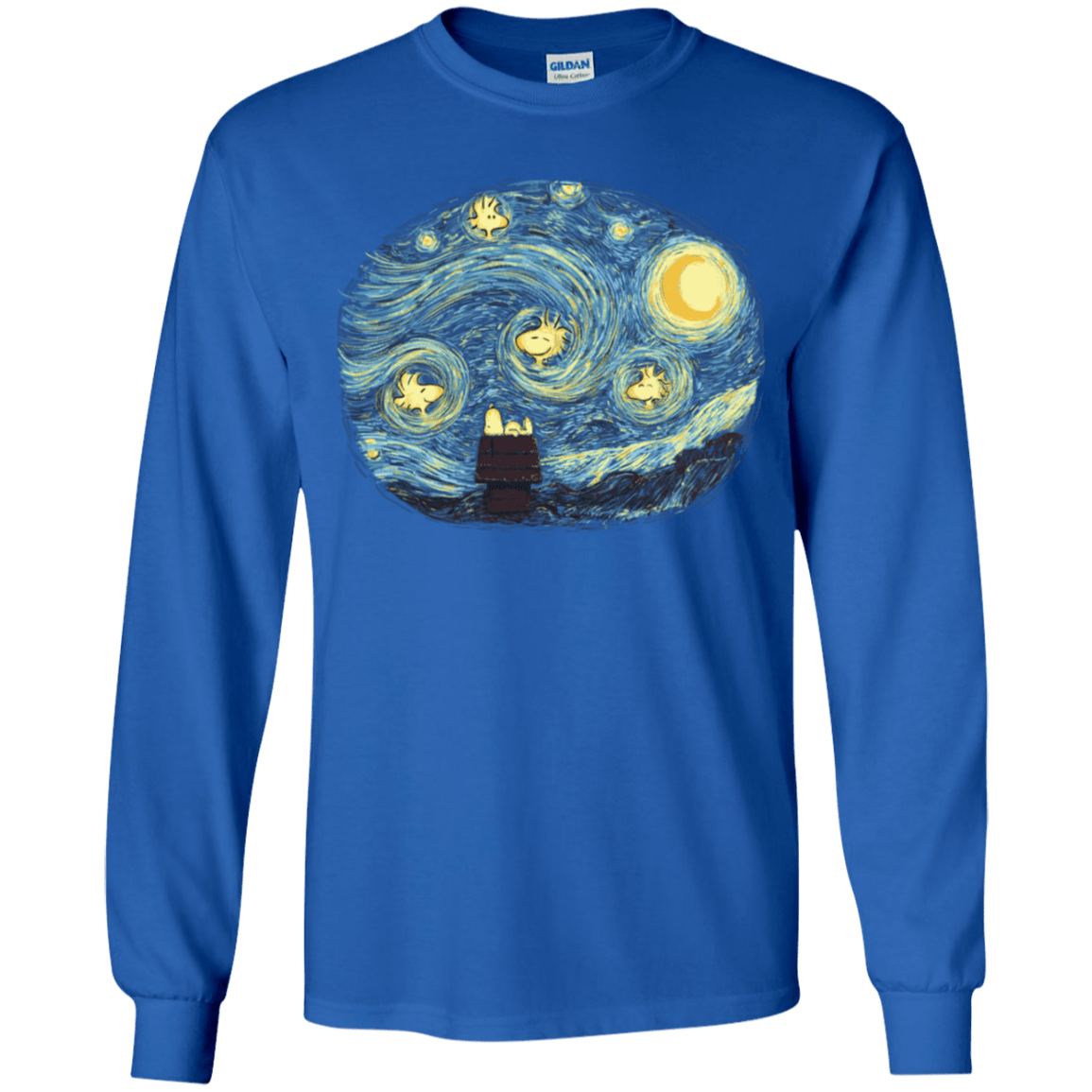 T-Shirts Royal / YS Woody Night Youth Long Sleeve T-Shirt