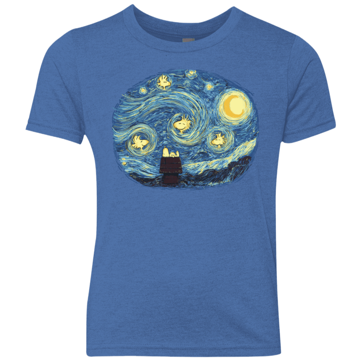 T-Shirts Vintage Royal / YXS Woody Night Youth Triblend T-Shirt