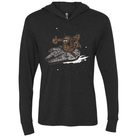 T-Shirts Vintage Black / X-Small Wook Fink Triblend Long Sleeve Hoodie Tee