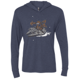 T-Shirts Vintage Navy / X-Small Wook Fink Triblend Long Sleeve Hoodie Tee