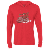 T-Shirts Vintage Red / X-Small Wook Fink Triblend Long Sleeve Hoodie Tee