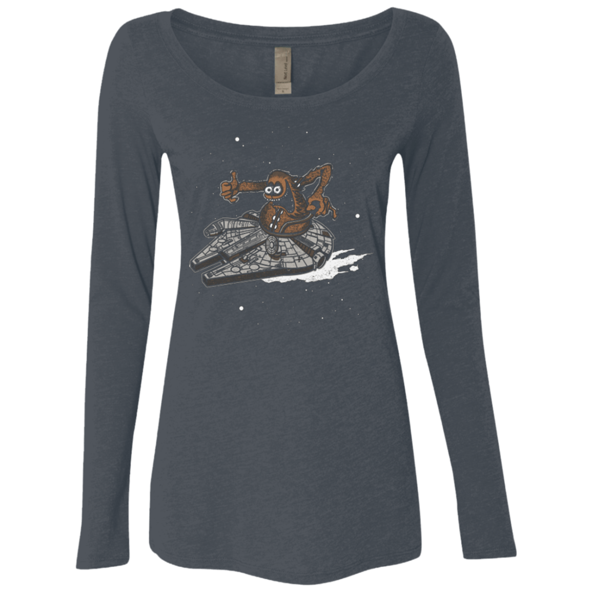 T-Shirts Vintage Navy / Small Wook Fink Women's Triblend Long Sleeve Shirt