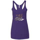 T-Shirts Purple / X-Small Wook Fink Women's Triblend Racerback Tank