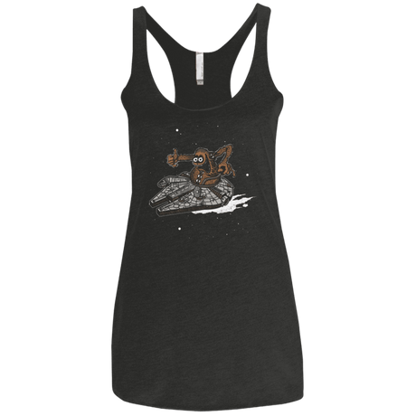 T-Shirts Vintage Black / X-Small Wook Fink Women's Triblend Racerback Tank