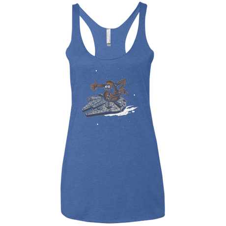 T-Shirts Vintage Royal / X-Small Wook Fink Women's Triblend Racerback Tank