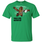 T-Shirts Irish Green / S Wookie and Porg T-Shirt