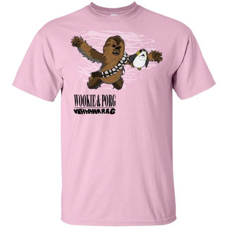 T-Shirts Light Pink / S Wookie and Porg T-Shirt