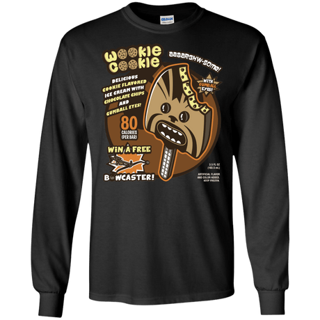 T-Shirts Black / S Wookie Cookie Men's Long Sleeve T-Shirt