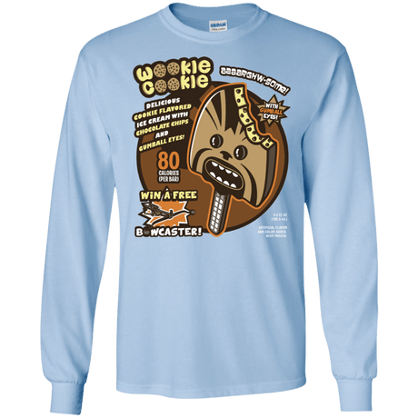 T-Shirts Light Blue / S Wookie Cookie Men's Long Sleeve T-Shirt