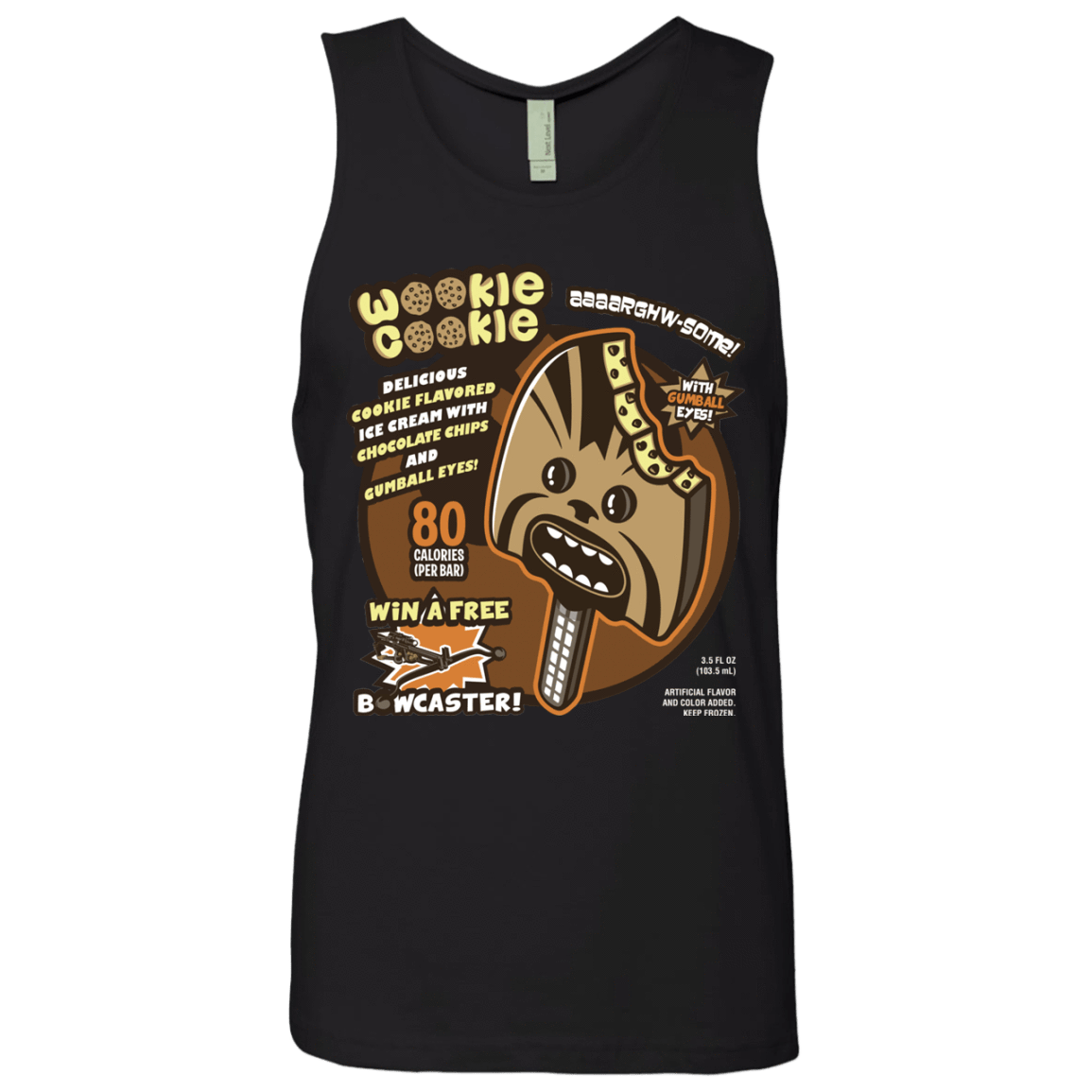 T-Shirts Black / S Wookie Cookie Men's Premium Tank Top