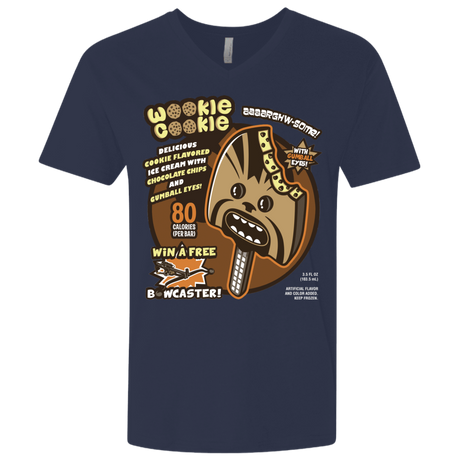 T-Shirts Midnight Navy / X-Small Wookie Cookie Men's Premium V-Neck