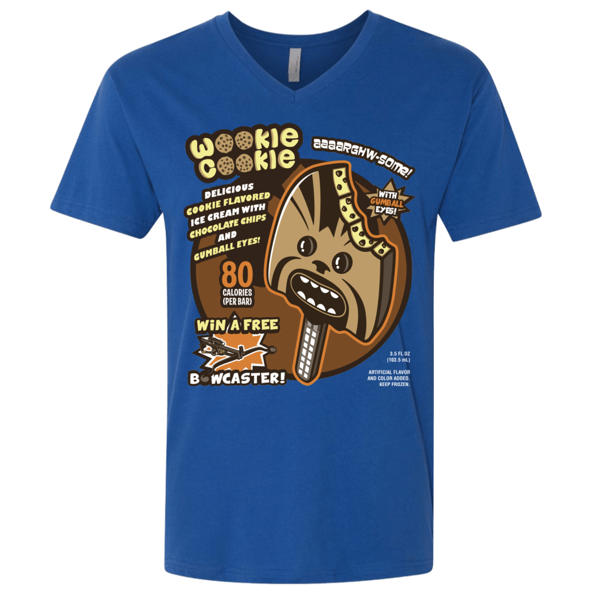 T-Shirts Royal / X-Small Wookie Cookie Men's Premium V-Neck