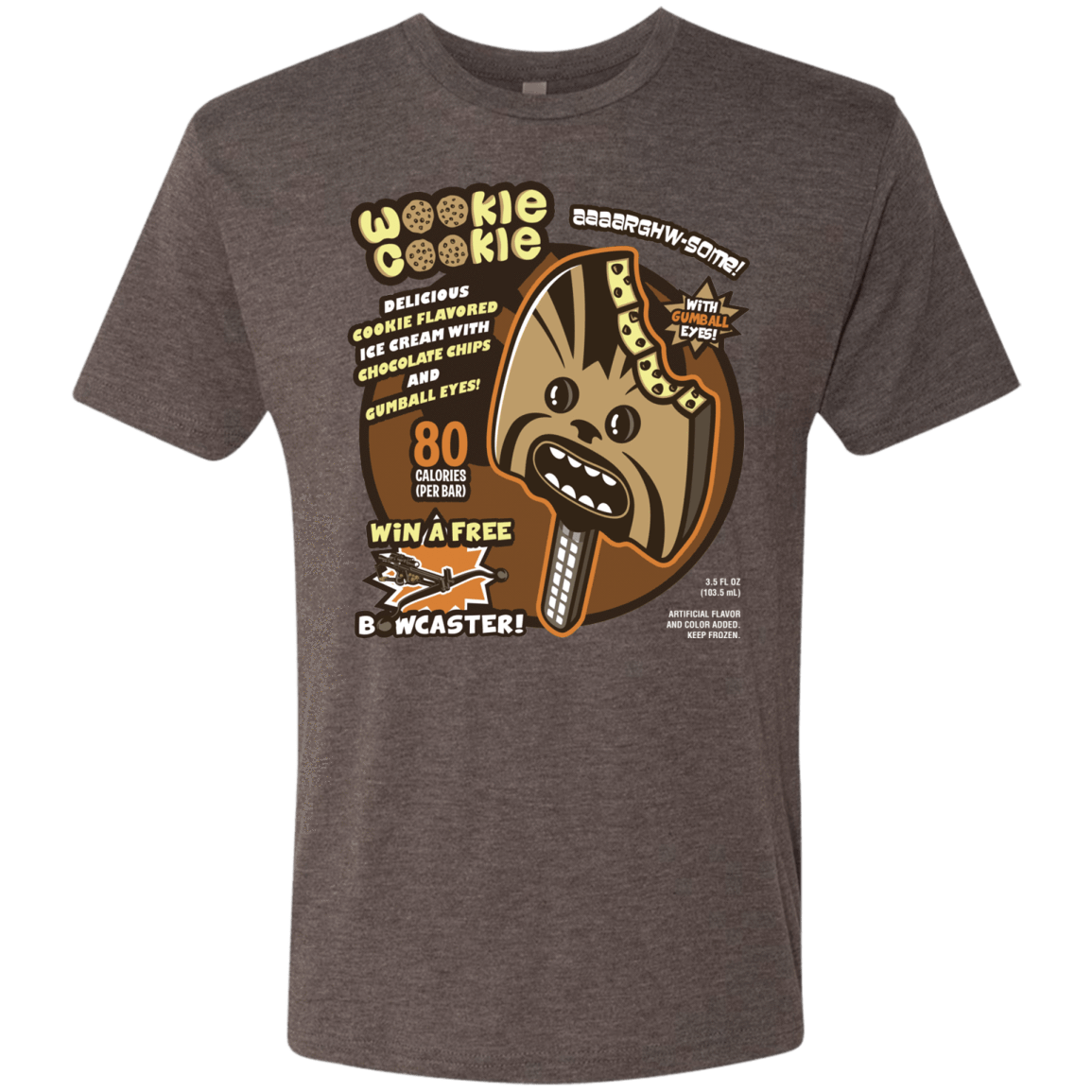 T-Shirts Macchiato / S Wookie Cookie Men's Triblend T-Shirt